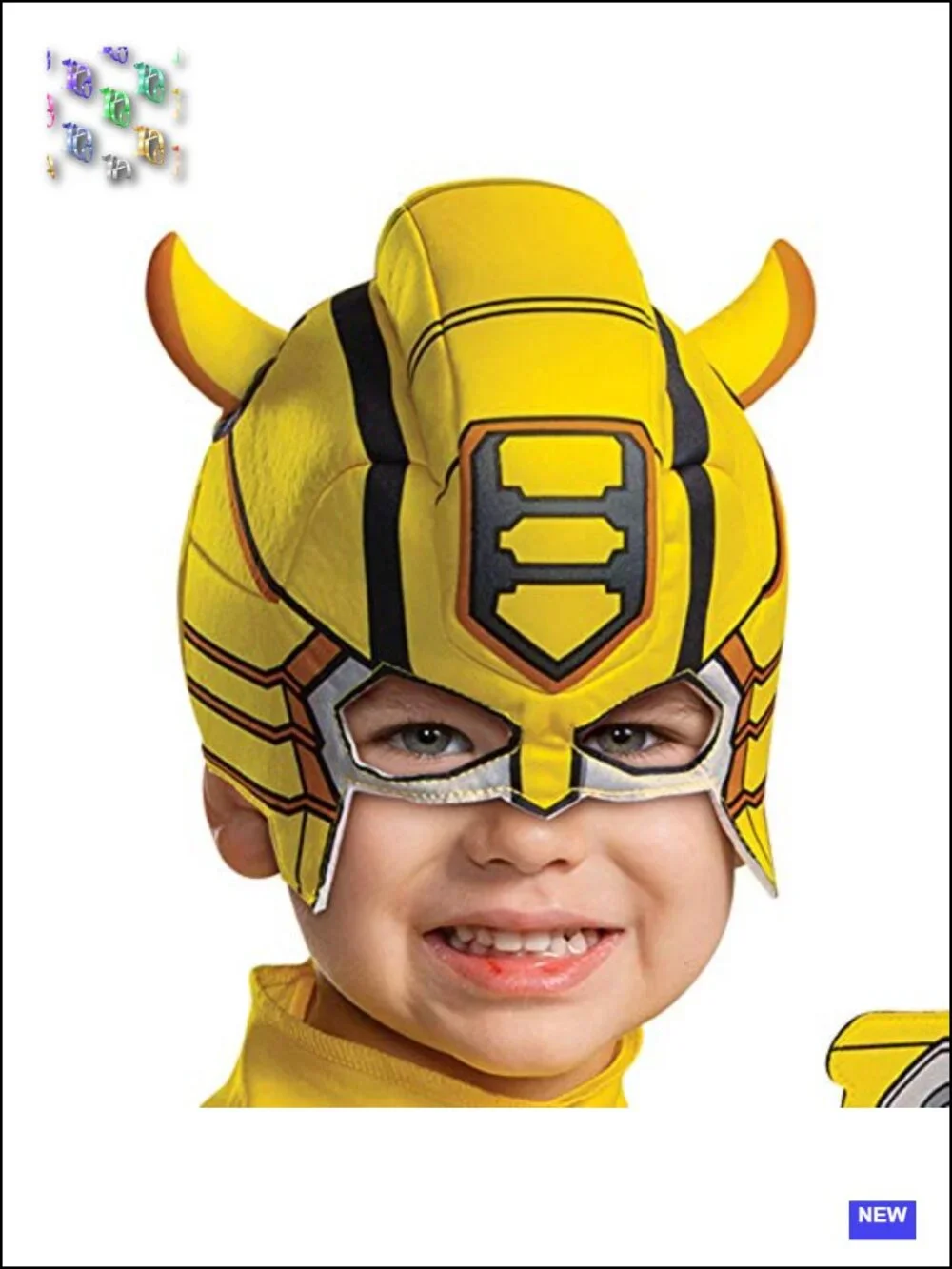 Toddler Boys Transformers Bumblebee Muscle Padded Costume Jumpsuit Medium 3T-4T